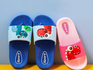 Chinelo Slide Nuvem EVA Antiderrapante Baby Dino