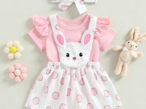 Conjunto Vestido Coelhinho 2 Pcs 0 - 19 Meses