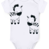 KIT BODY INFANTIL 3 PEÇAS SUEDINE ZEBRA